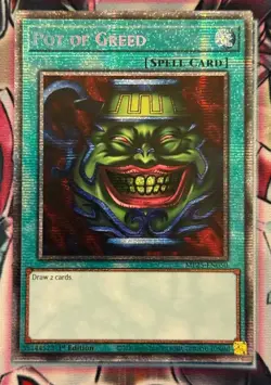 Pot of Greed - MP25-EN017 - Starlight Rare - 1st Edition Yugioh Card NM - Image 1