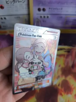 Pokemon Karte Card Pokemon Fan Club Flammenmeer Deutsch Fullart Holo NM- - Image 5