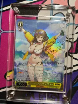 Weiss Schwarz NIK/S117-002SP SP NIKKE Anis Sparkling Summer FOIL Signed Card - Image 3