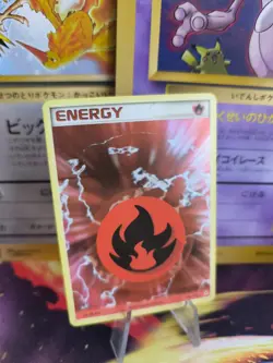 Pokemon Karte Card Fire Energy Ex Holon Phantoms Feuer Energie Holo NM-MINT - Image 1