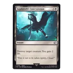 4X Sephiroth's Intervention#116 Regular Common MTG 2025 Final Fantasy (FIN) X4 - Image 1