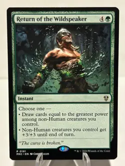 Return of the Wildspeaker 181 R Commander: Murders at Karlov Manor NM MTG - Image 1