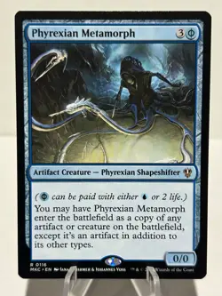 Phyrexian Metamorph 116 R Commander: Murders at Karlov Manor NM MTG - Image 1