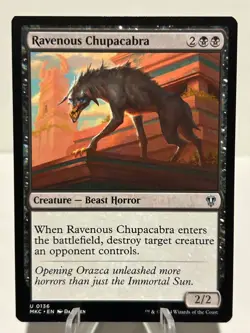 Ravenous Chupacabra 136 U Commander: Murders at Karlov Manor NM MTG - Image 1