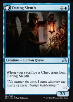 Daring Sleuth (Bearer of Overwhelming Truths) -Foil Light Play MTG - Image 1