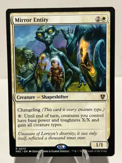 Mirror Entity 75 R Commander: Murders at Karlov Manor NM MTG - Image 1