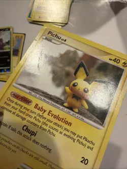 Pichu Lv.6 93/123 Mysterious Treasures 2007 Pokemon TCG Common Lp - Image 3