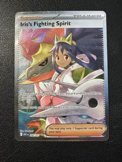 Pokemon TXG: Iris's Fighting Spirit 292/217 Me: Ascended Heroes Holo SIR - NM - Image 1