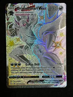 Grimmsnarl VMAX SV117/SV122 Shining Fates Rainbow Full Art Pokemon NM w/ dent - Image 1