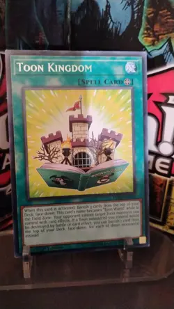 TOON KINGDOM Gold Lettering YU-GI-OH Non-Foil 1st Edition SPELL Card LED2-EN052 - Image 1