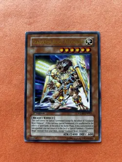 Yugioh Gladiator Beast Alexander GLAS-EN017 1st Edition 2400/600 (UTR) - Image 3