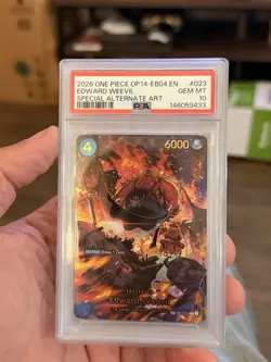 Edward Weevil Sp Op14 #023 One Piece PSA 10 - Image 3