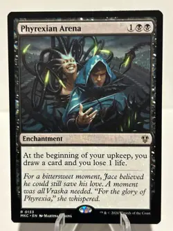 Phyrexian Arena 133 R Commander: Murders at Karlov Manor NM MTG - Image 1