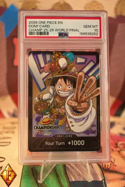 One Piece English World Championship World Finals Don!! Card 2025- 2026 - Image 1