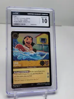Lilo Escape Artist - 2/204 Super Rare - Cold Foil Disney Lorcana CGC 10 GEM MINT - Image 1