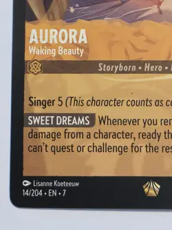 Disney Lorcana - Aurora - Waking Beauty - 14/204 - Legendary NM Non-Foil - Image 5