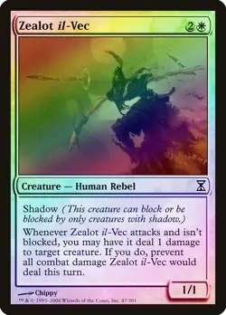 Zealot il-Vec FOIL Time Spiral PLD White Common MAGIC GATHERING CARD ABUGames - Image 1