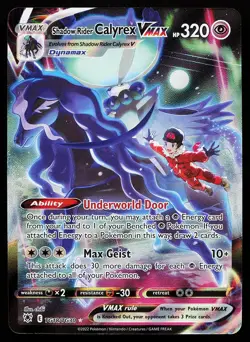Shadow Rider Calyrex VMAX TG18/TG30 Holo Astral Radiance Pokemon Card - Image 1
