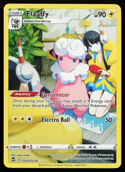 Flaaffy TG03/TG30 Holo Silver Tempest Trainer Gallery Pokemon Card - Image 1