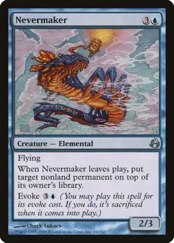 Nevermaker Morningtide PLD Blue Uncommon MAGIC THE GATHERING CARD ABUGames - Image 1
