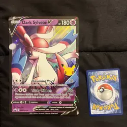 Pokemon Dark Sylveon V SWSH134 Jumbo Cards Promo Holo Oversized - Image 1