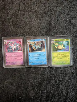🔥Eveelution Promos Sylveon, Glaceon, Leafeon Cosmo Holo. Pack Fresh 3 Cards 🔥 - Image 1