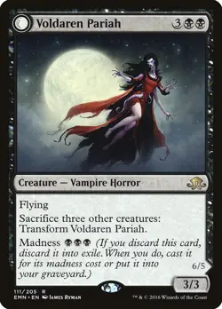 Voldaren Pariah / Abolisher of Bloodlines Eldritch Moon PLD CARD ABUGames - Image 1