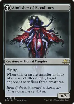 Voldaren Pariah / Abolisher of Bloodlines Eldritch Moon PLD CARD ABUGames - Image 2