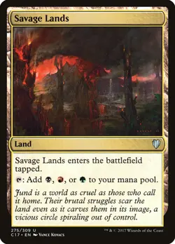 Savage Lands Commander 2017 NM Land Uncommon MAGIC THE GATHERING CARD ABUGames - Image 1