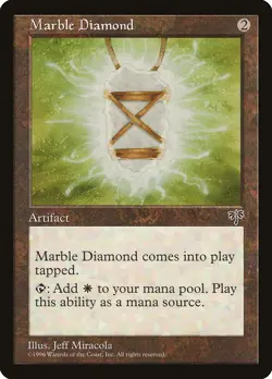 Marble Diamond Mirage PLD Artifact Uncommon MAGIC THE GATHERING CARD ABUGames - Image 1