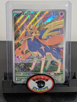 Pokemon Card 2025 ZACIAN Illustration Rare IR 100/094 Phantasmal Flames NM/M - Image 1