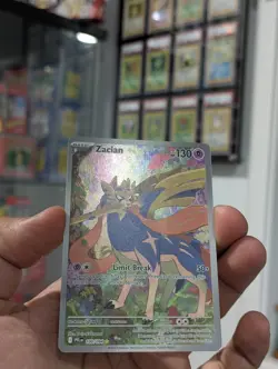 Pokemon Card 2025 ZACIAN Illustration Rare IR 100/094 Phantasmal Flames NM/M - Image 3