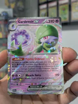 Pokemon Card 2024 GARDEVOIR EX Ultra Rare Holo 029/091 Paldean Fates NM - Image 1