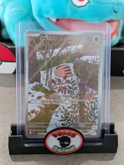 Pokemon Card 2025 SWINUB Illustration Rare IR 165/159 Journey Together NM/M - Image 1