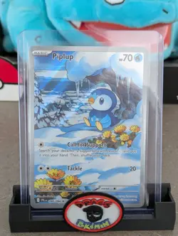 Pokemon Card 2025 PIPLUP Illustration Rare IR 098/094 Phantasmal Flames NM/M - Image 1