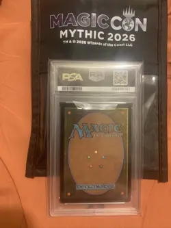 IN HAND PSA Magic The Gathering Thanos Swords To Plowshares PROMO Card MTG - Image 2