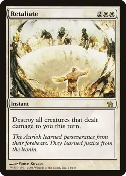Retaliate Fifth Dawn NM White Rare MAGIC THE GATHERING MTG CARD ABUGames - Image 1