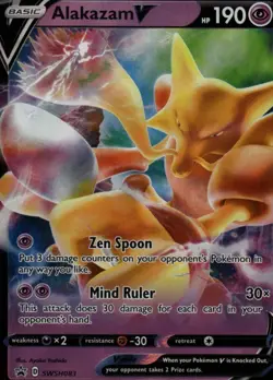 Alakazam V Holo Promo SWSH: Sword & Shield Promo Cards SWSH083 NM - Image 1