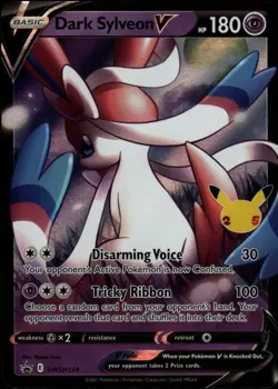 Dark Sylveon V Holo Promo SWSH: Sword & Shield Promo Cards SWSH134 NM - Image 1