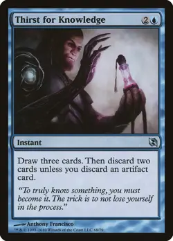 Thirst for Knowledge Elspeth vs. Tezzeret NM Blue Uncommon MAGIC CARD ABUGames - Image 1