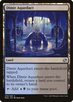 Dimir Aqueduct Modern Masters 2015 NM Land Uncommon MAGIC MTG CARD ABUGames - Image 1