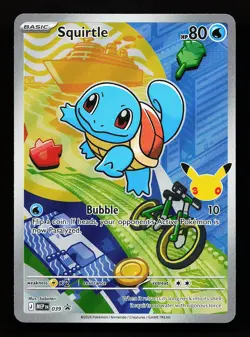 Squirtle 039 Promo Mega Evolution Promo Pokemon Card - Image 1