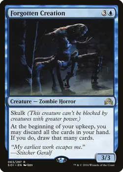 Forgotten Creation Shadows over Innistrad NM Blue Rare MAGIC MTG CARD ABUGames - Image 1