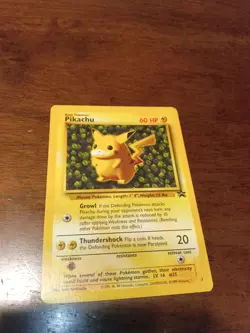 Pokemon Pikachu 60 HP Promo Wotc Promo Regular 01/53 English Card - Image 1