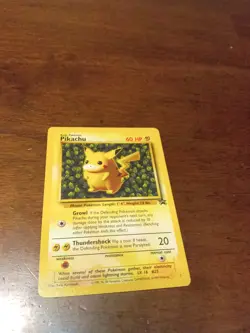 Pokemon Pikachu 60 HP Promo Wotc Promo Regular 01/53 English Card - Image 4