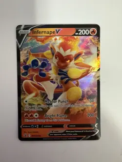 Infernape V SWSH252 SWSH: Sword & Shield Promo Cards Holo - Image 1