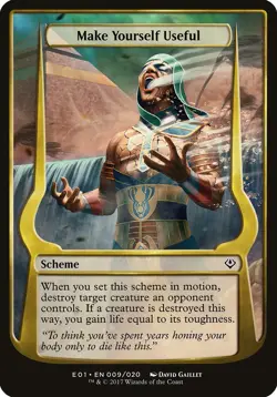 Make Yourself Useful Archenemy: Nicol Bolas NM Common MAGIC MTG CARD ABUGames - Image 1