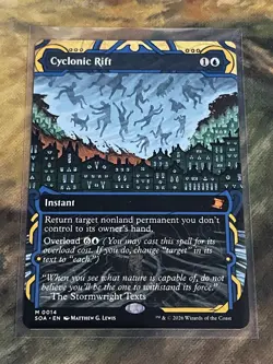 Cyclonic Rift Regular - Secrets of Strixhaven: Mystical Archive #14 Mythic - Image 1