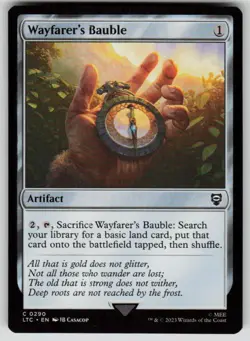 Wayfarer's Bauble Commander: The Lord of the Rings 290 MTG NM - Image 1