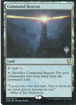 MTG: Commander Legends: Foil Promo Pack Command Beacon: Lightly Played Condition - Image 1